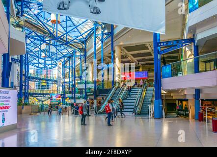 X`BIRMINGHAM, GROSSBRITANNIEN, 8. APRIL 2017: Innenansicht der Symphony Hall in Birmingham, England Stockfoto